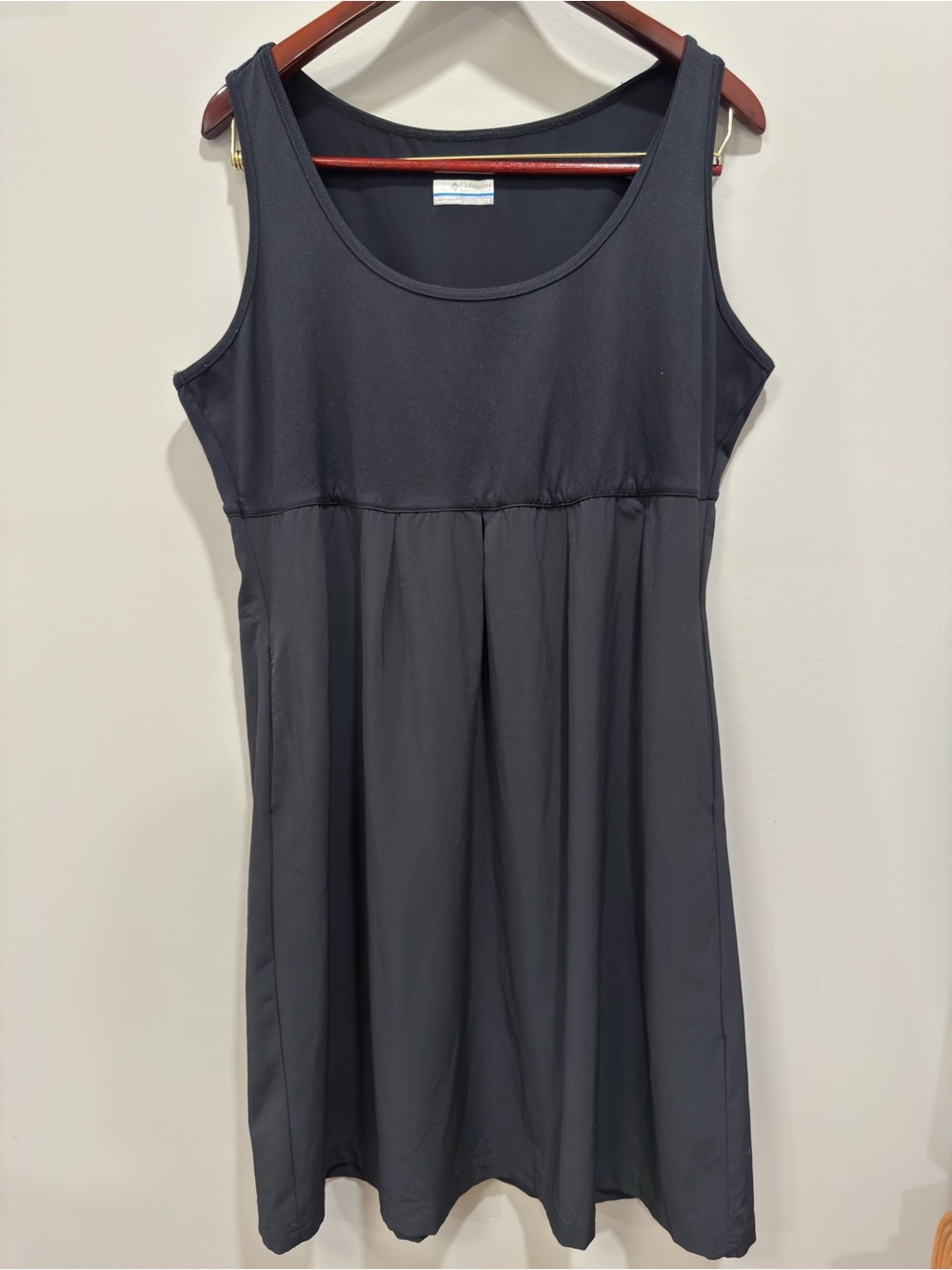 Columbia Womens Omni-Shade Marakesh Maven Tank Dress | Size XL Black